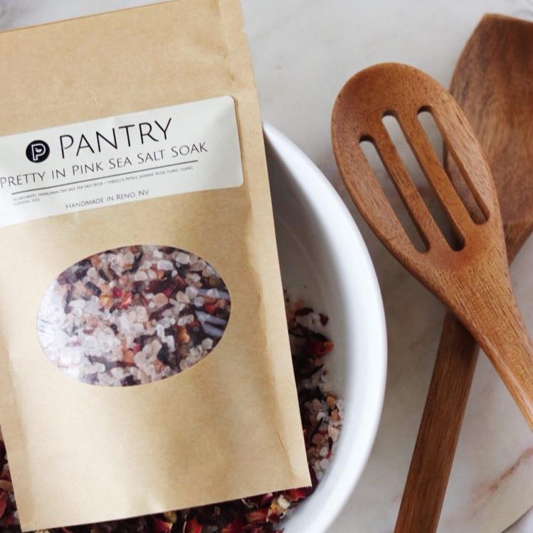 Pretty in Pink Sea Salt Soak