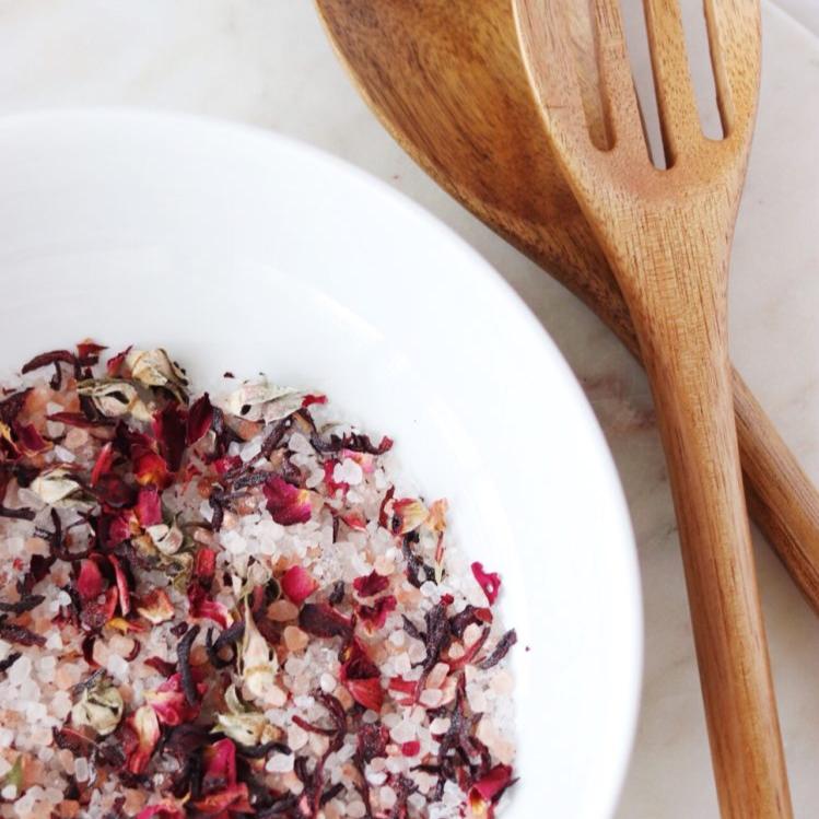 Pretty in Pink Sea Salt Soak