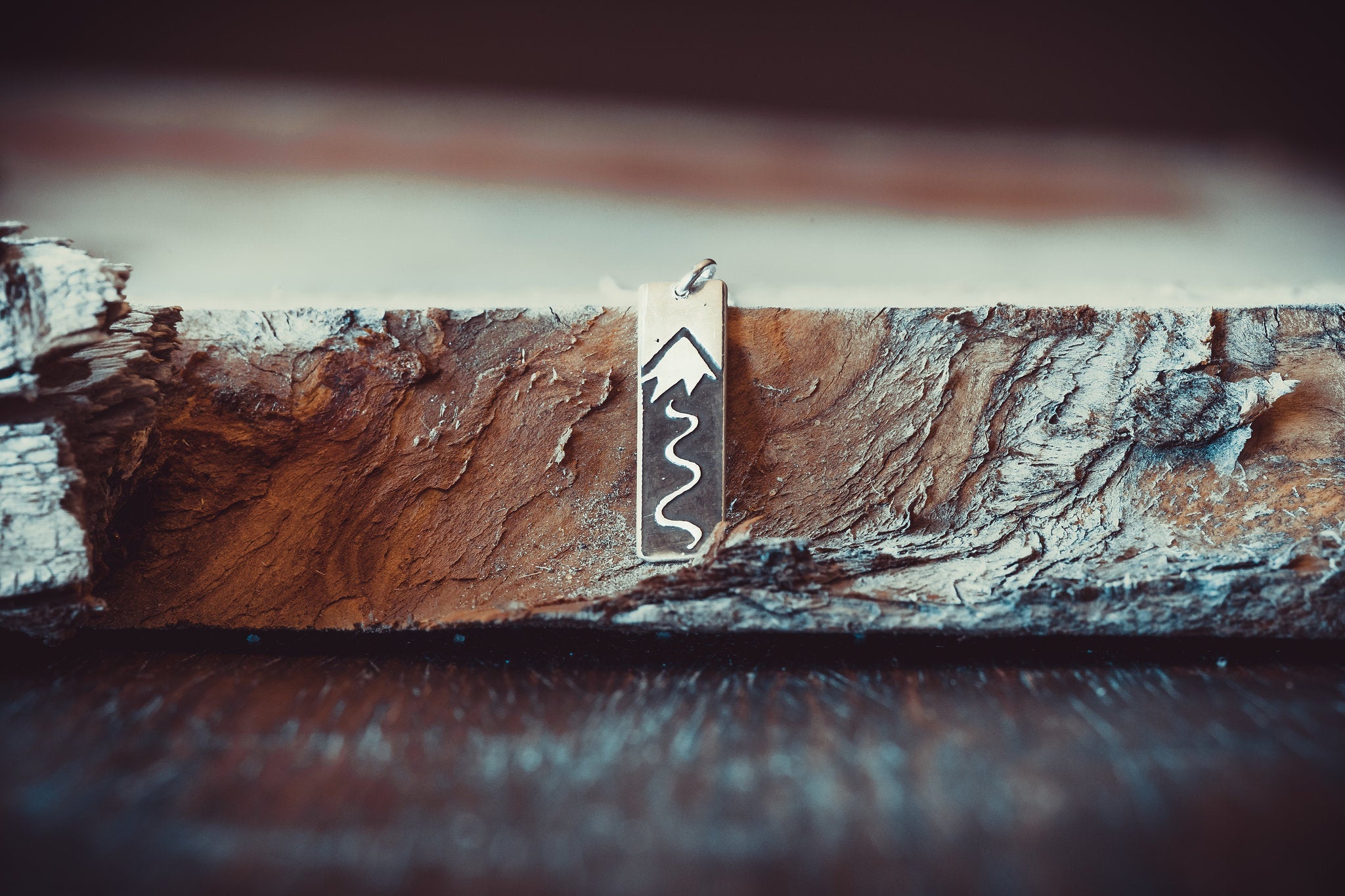 Ski Slopes Skinny Bar Necklace - The Bearded Jeweler