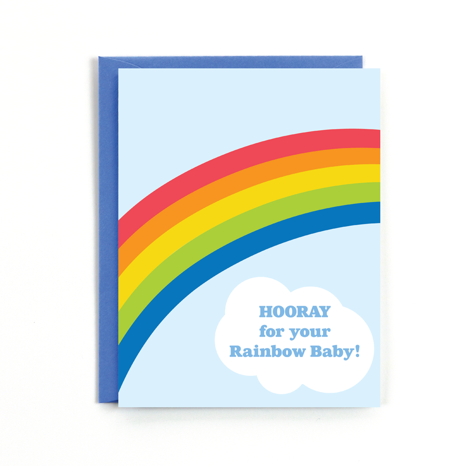 Rainbow Baby Card - Public School Paper Co.