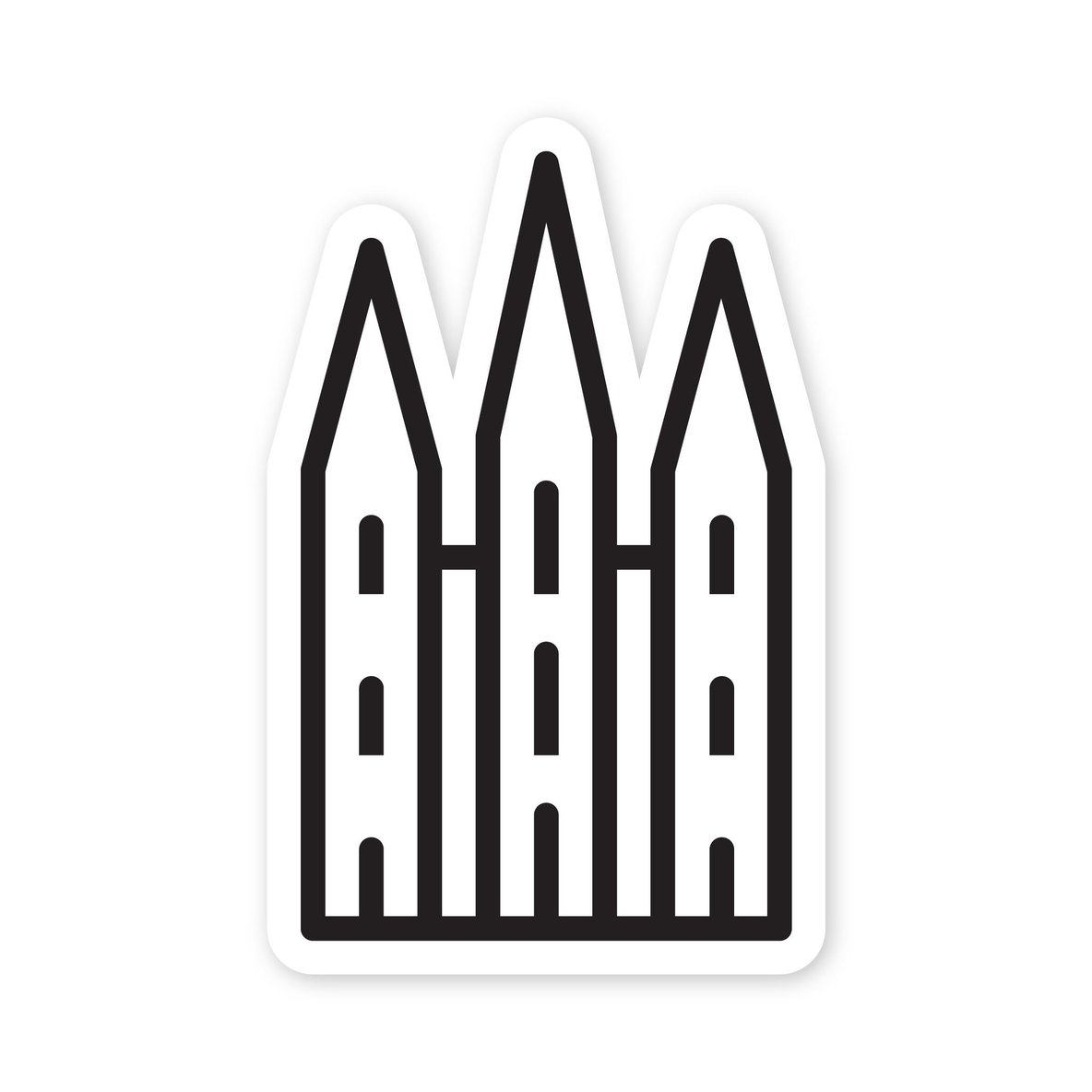 Salt Lake City Temple Sticker