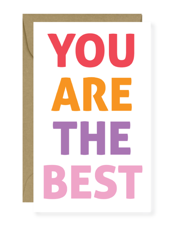 You Are The Best Mini Card