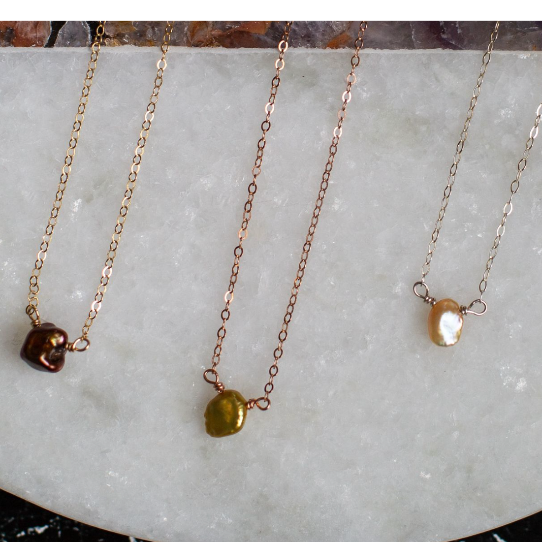 Keshi Pearl Necklace