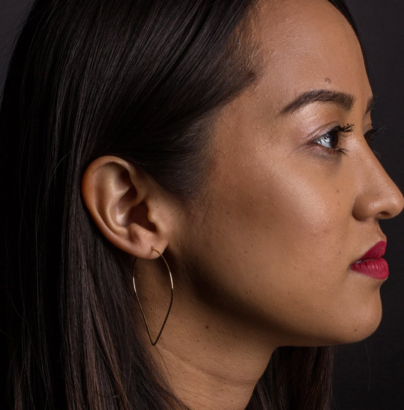 Point Hoop Earrings