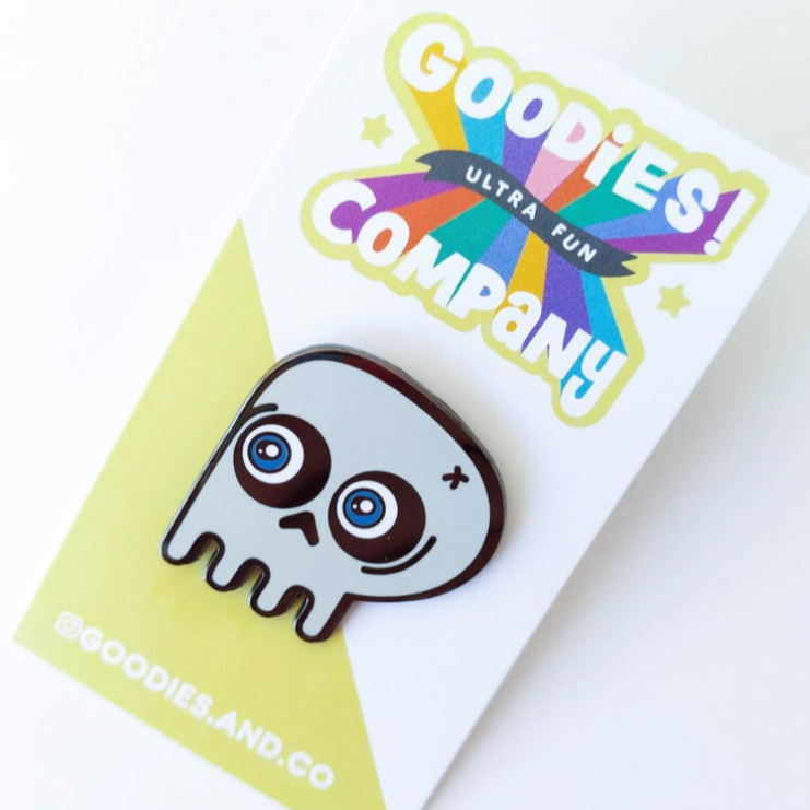 Spice up your outfit with our Scary Skull Pin. Perfect for adding spooky vibes to any look!&nbsp;