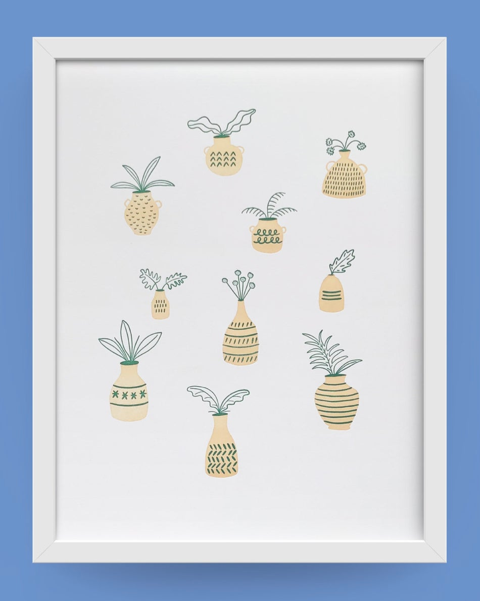 Vase Art print