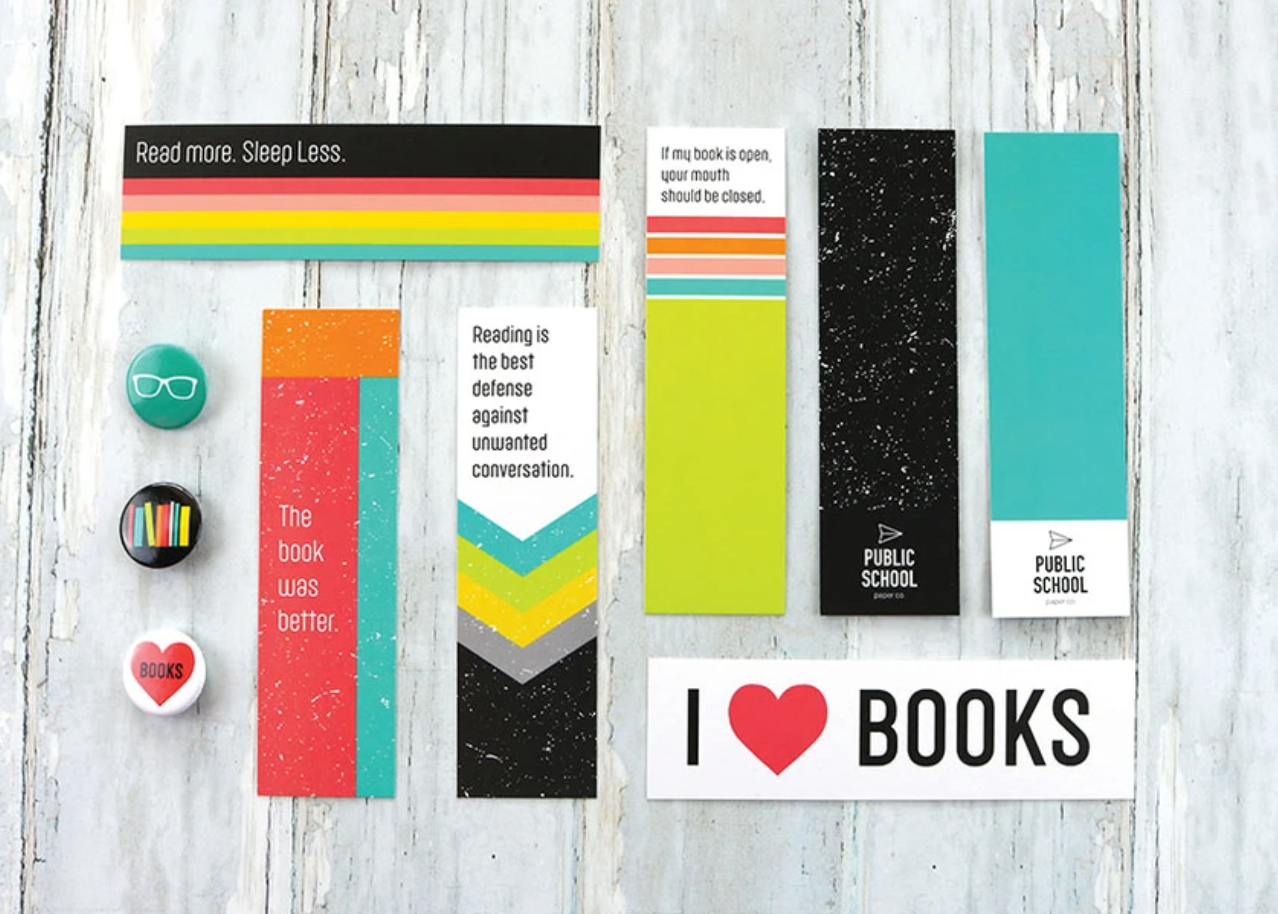 Bookworm Bookmark Set of 5