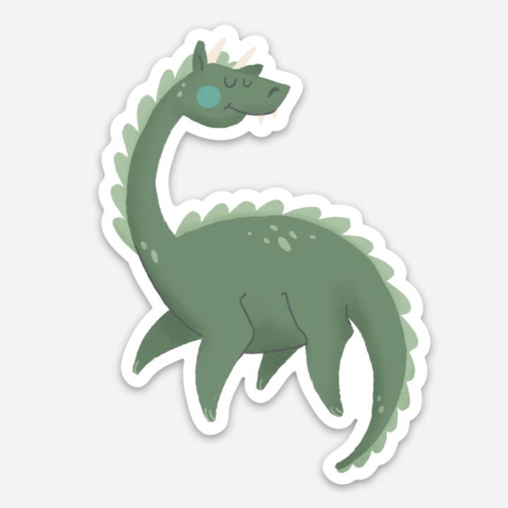 Animal Stickers- Bear Lake Monster- Approximately 2.5"- 4"