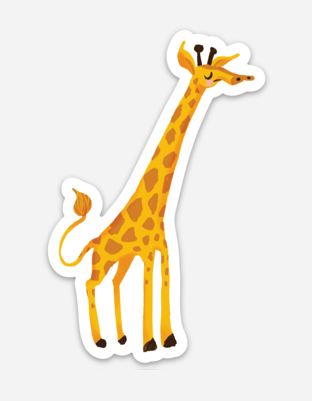 Animal Stickers- Giraffe- Approximately 2.5"- 4"