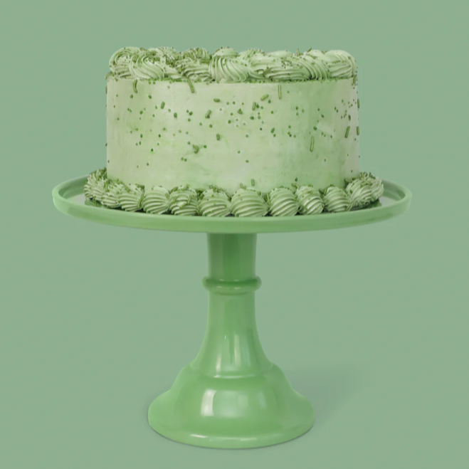 Sage Green Melamine Cake Stand
