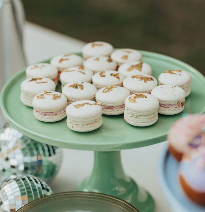 Sage Green Melamine Cake Stand