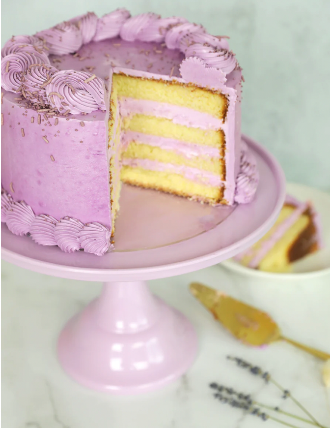 Lilac Purple Melamine Cake Stand
