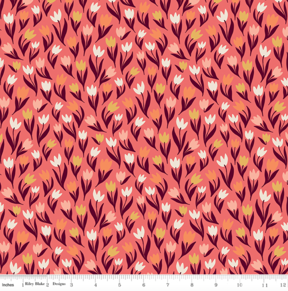 Lily - Tulips Coral Dress