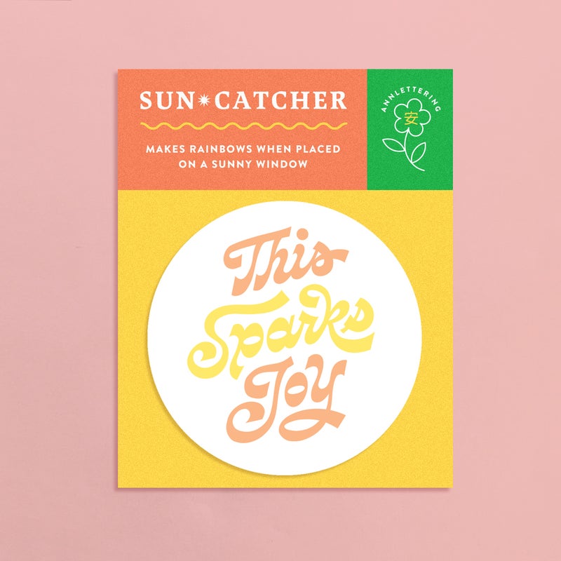 This Sparks Joy Sun - Catcher- sticker