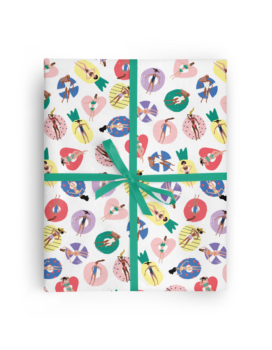 Pool Floaties - Rolled Gift Wrap