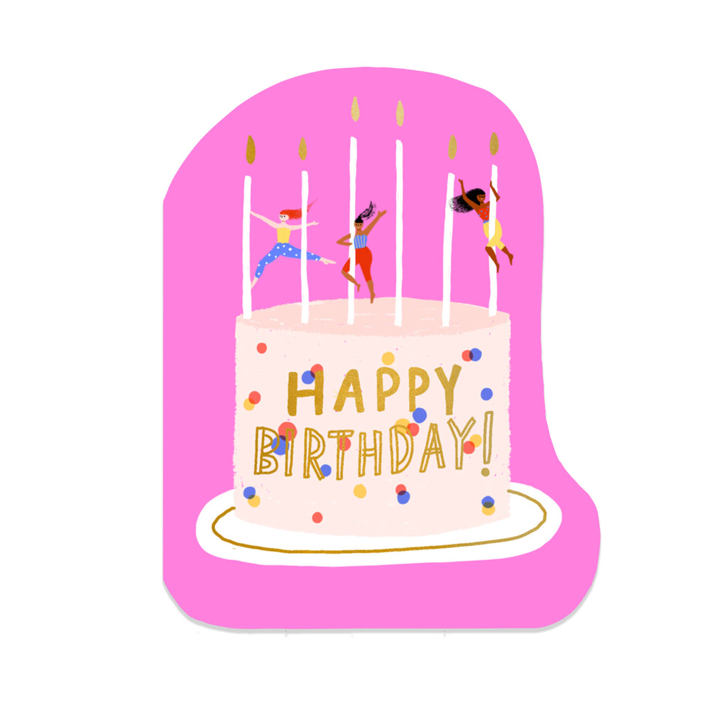 Bring the circus to their birthday with our CIRCUS CAKE Shaped Birthday Card! This fun and unique card is sure to bring a smile to their face (and a craving for cake). Perfect for any circus lover, young or old. Don't miss out on this one-of-a-kind card! 