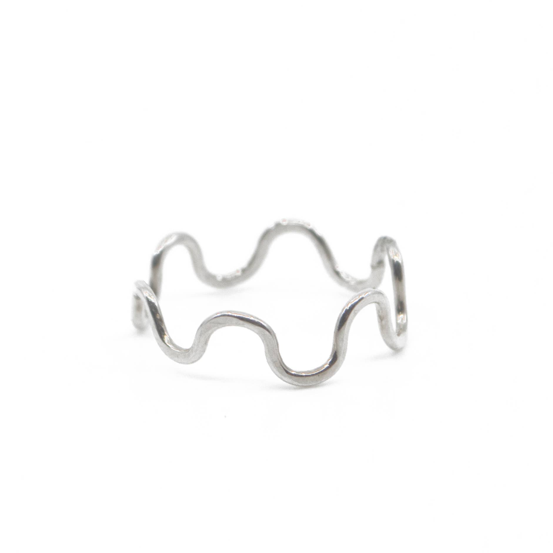 Wiggle Ring in Silver
