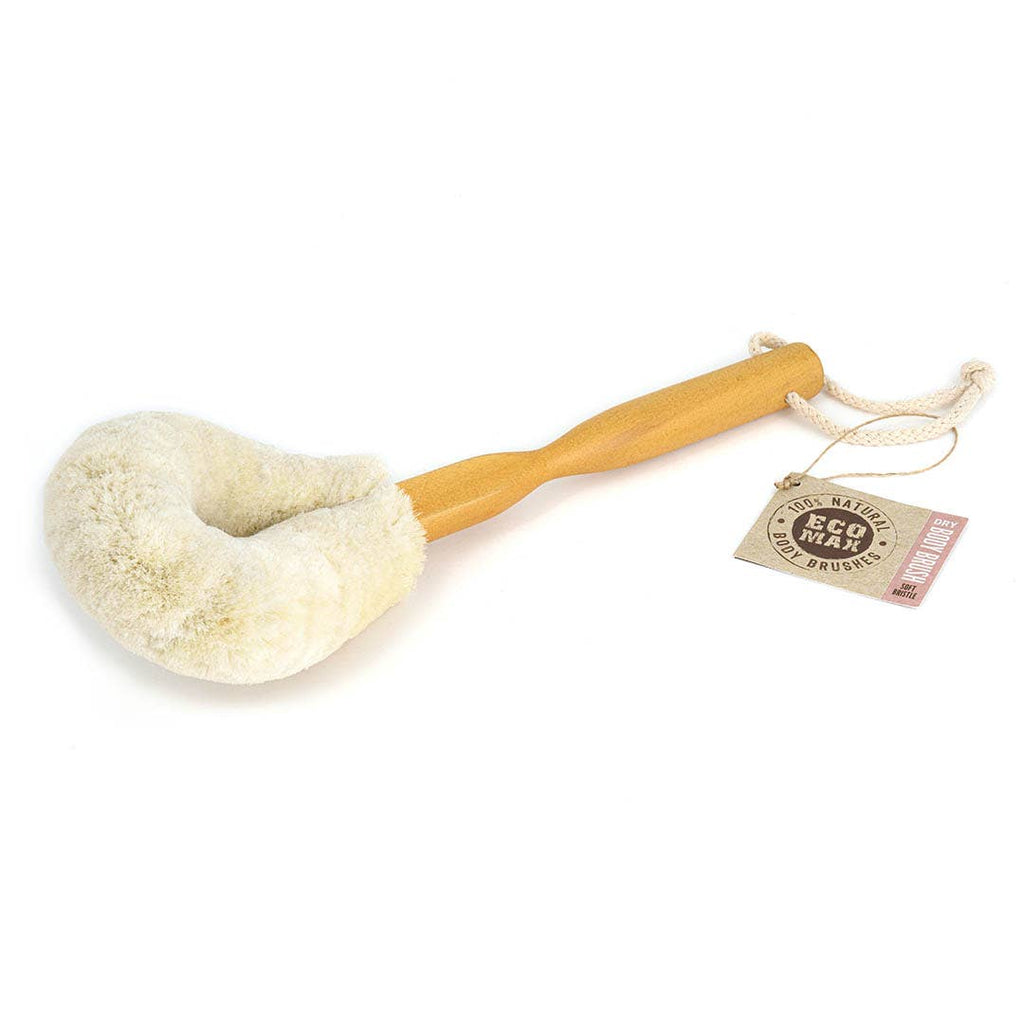 Premium quality (Soft Bristle, Dry Brush) handmade from natural jute, a soft vegetable fiber which is ideal for sensitive skin, more mature skin types and those new to dry body brushing. The long timber handle allows for easy reach over all parts of the body and has a cotton cord for hanging. Dry body brushing is a completely natural way to gently exfoliate, while increasing circulation and stimulating the lymphatic system to help detoxification.