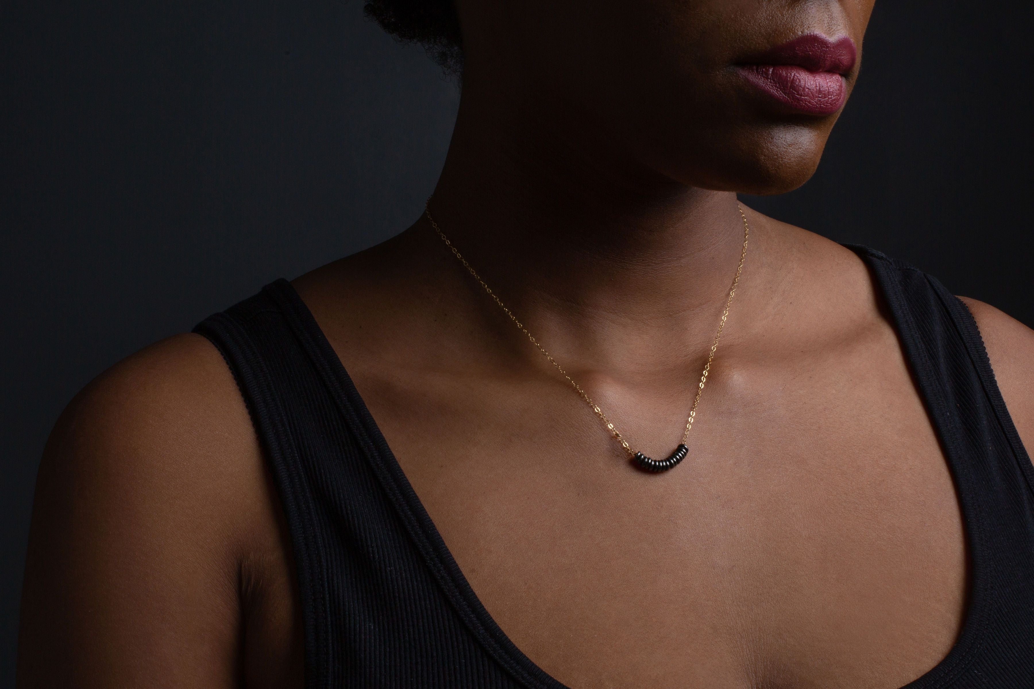 Black Strung Necklace