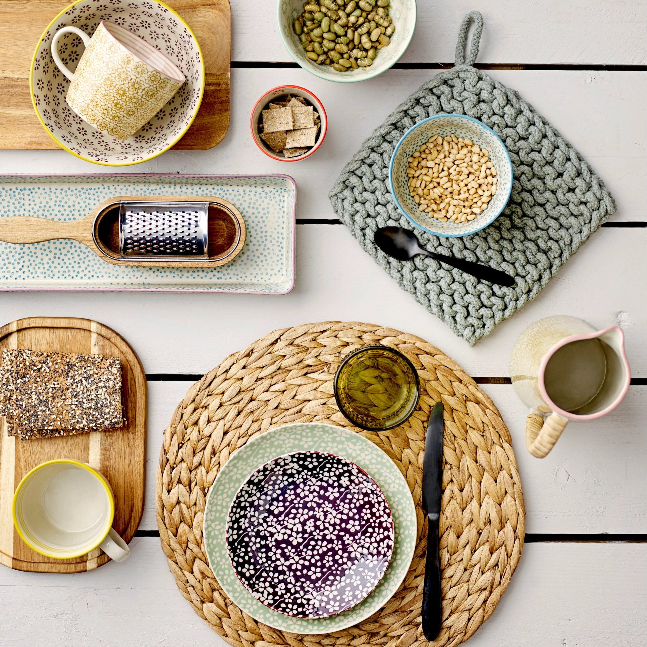 Cotton Crocheted Pot Holder -  4 Colors Available