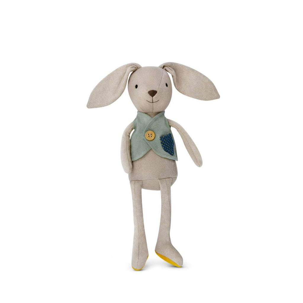 This Organic Knit Luca Bunny is perfect for any hopping good time! Crafted from soft, organic material, this bunny companion is great for cuddling Hop to it and grab one today!