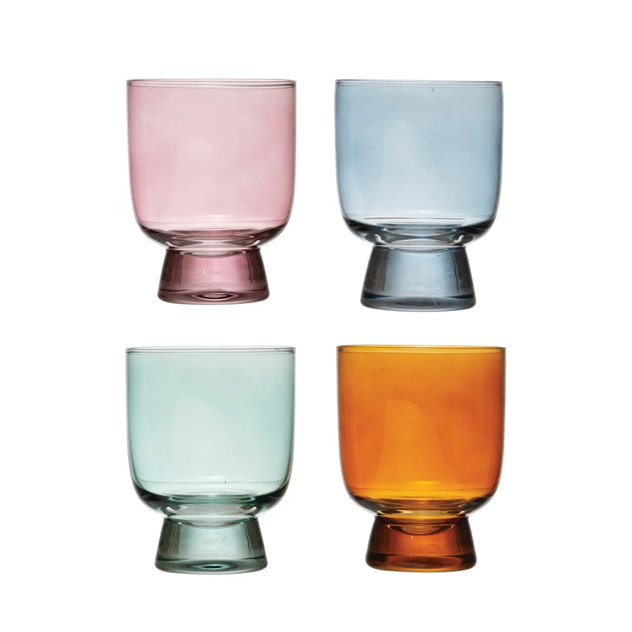 6 oz. Drinking Glass - 4 Colors