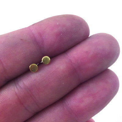 Mineral and Matter Tiny Dot Stud Earrings
