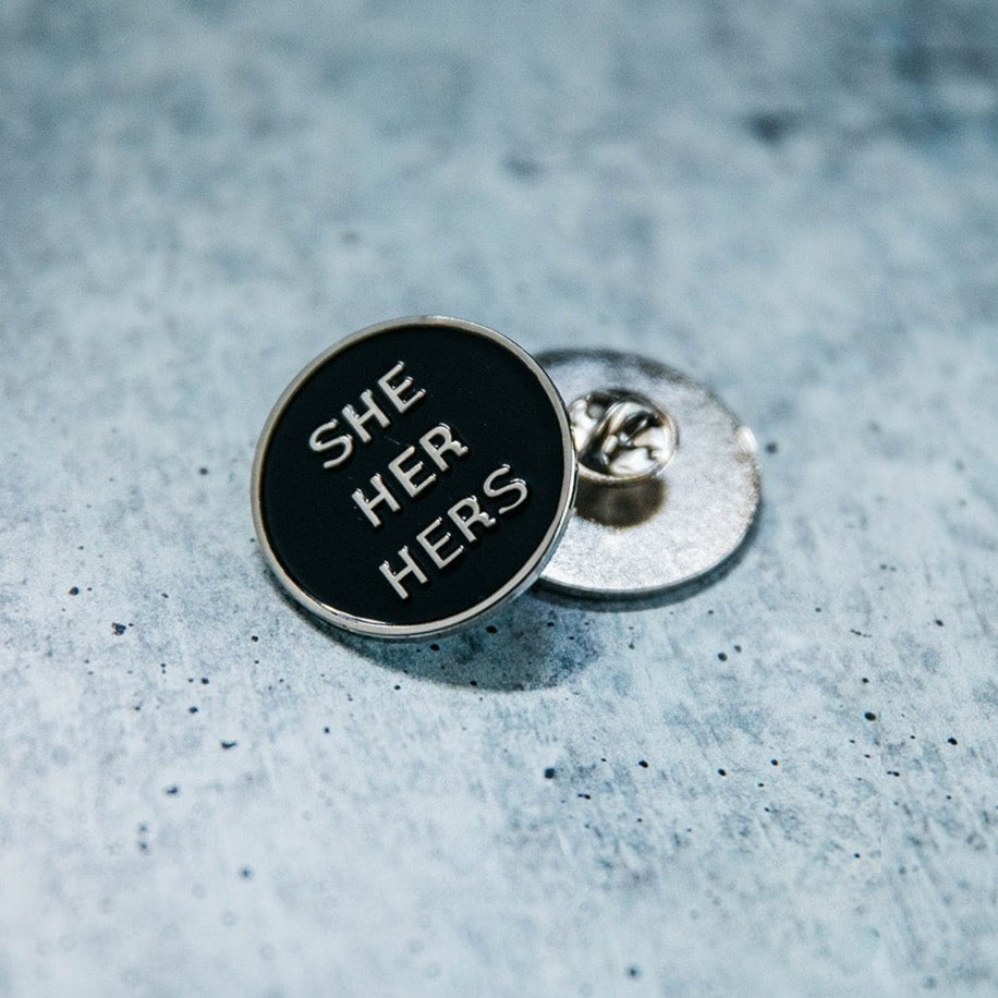 LGBTQ+ Pronoun Pins