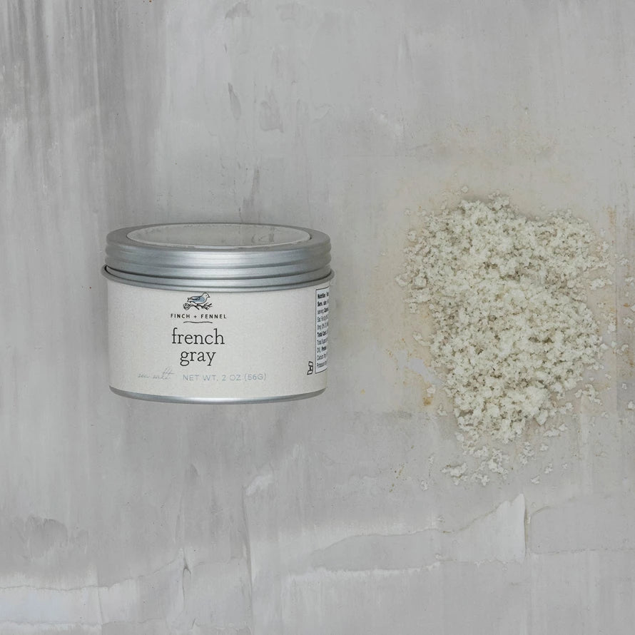 French Gray Sea Salt is a moist, unrefined salt with a complex yet mild taste. Harvested by hand from the most renowned salt marshes of France, it is versatile as a cooking or finishing salt..&nbsp;