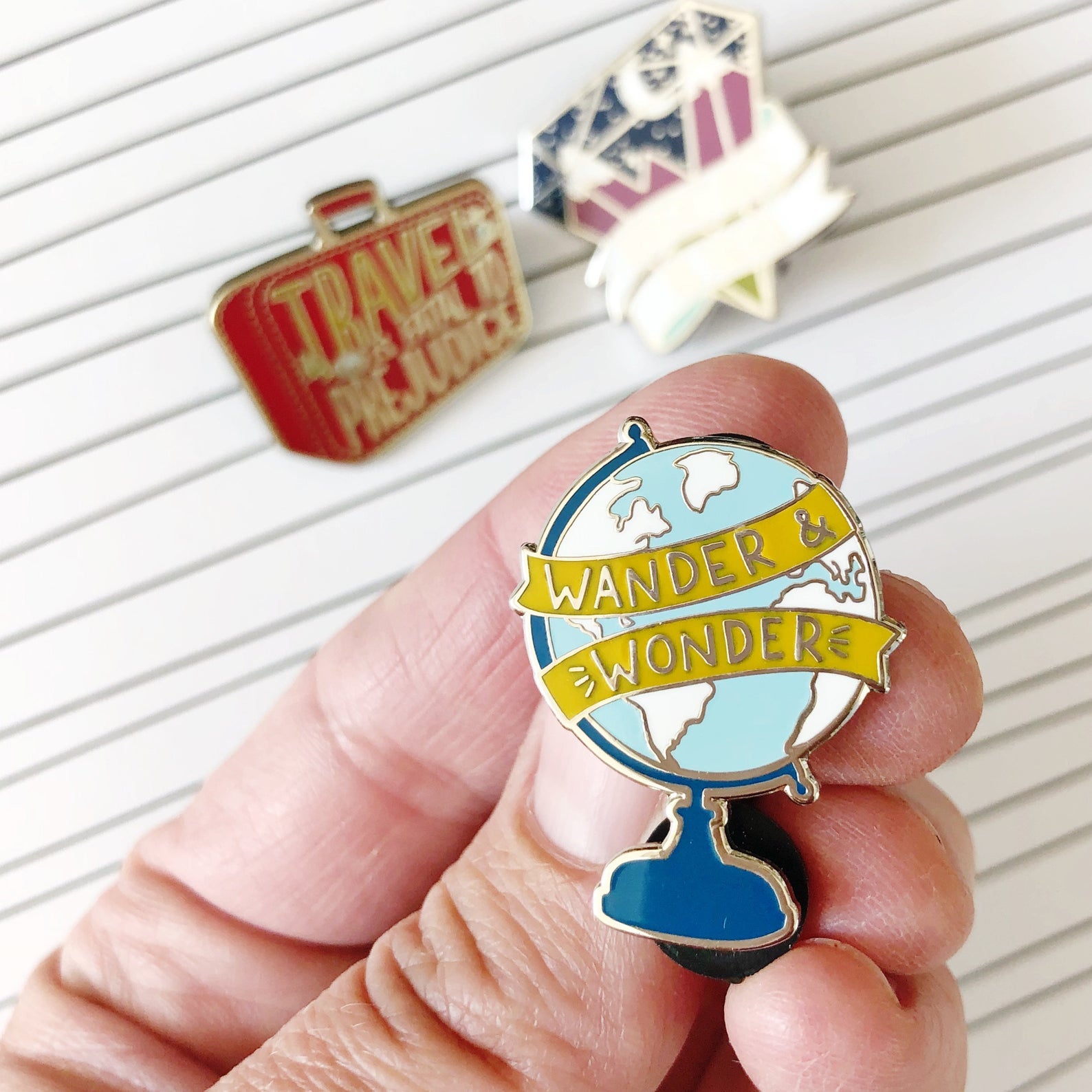 Wander & Wonder Enamel Pin