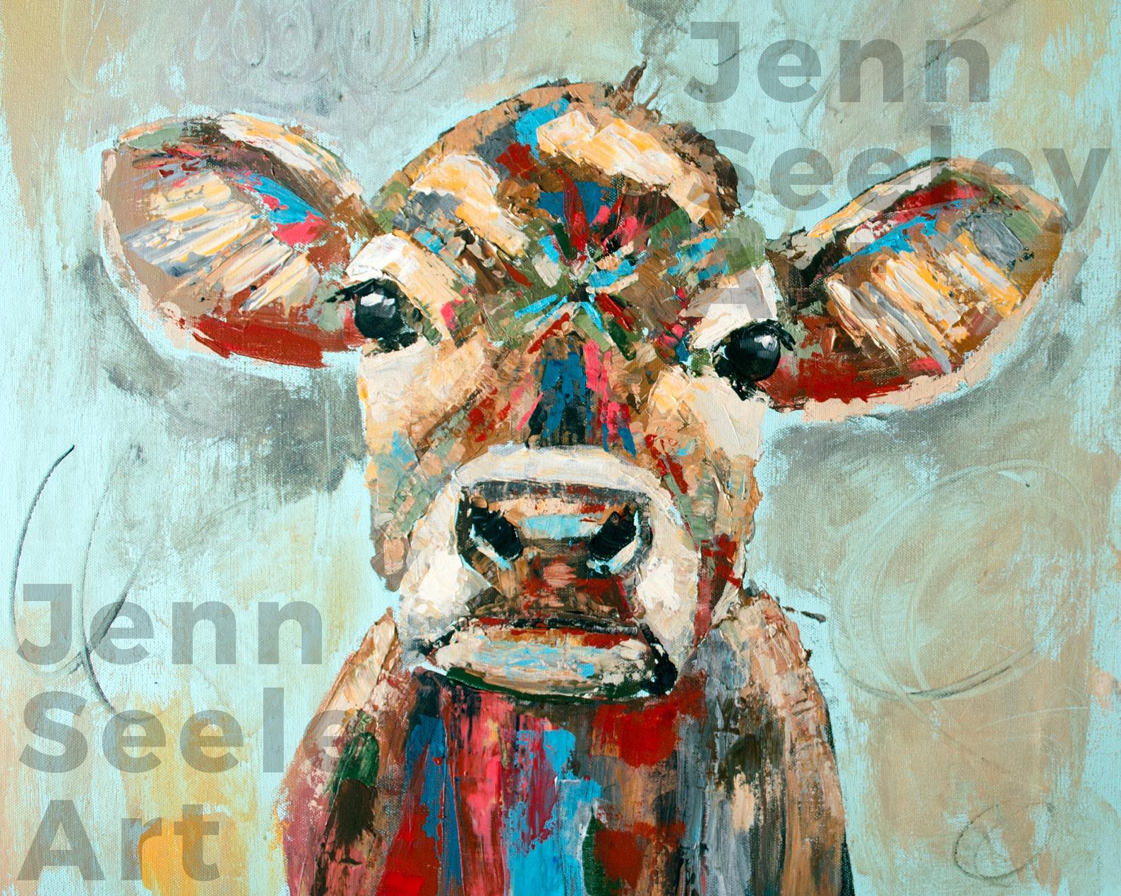 Watercolor Animal Sticker - Jenn Seely