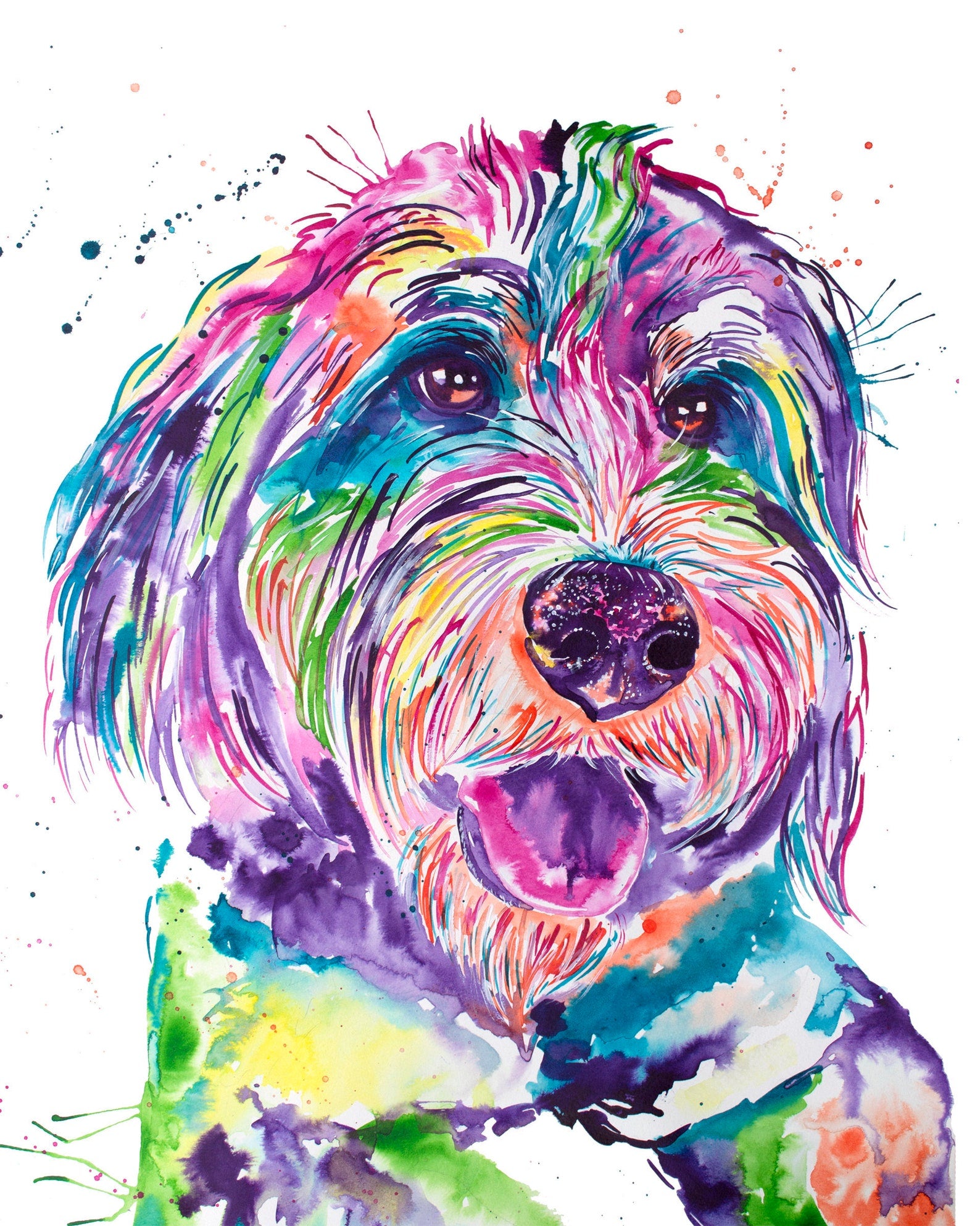 Watercolor Animal Sticker - Jenn Seely