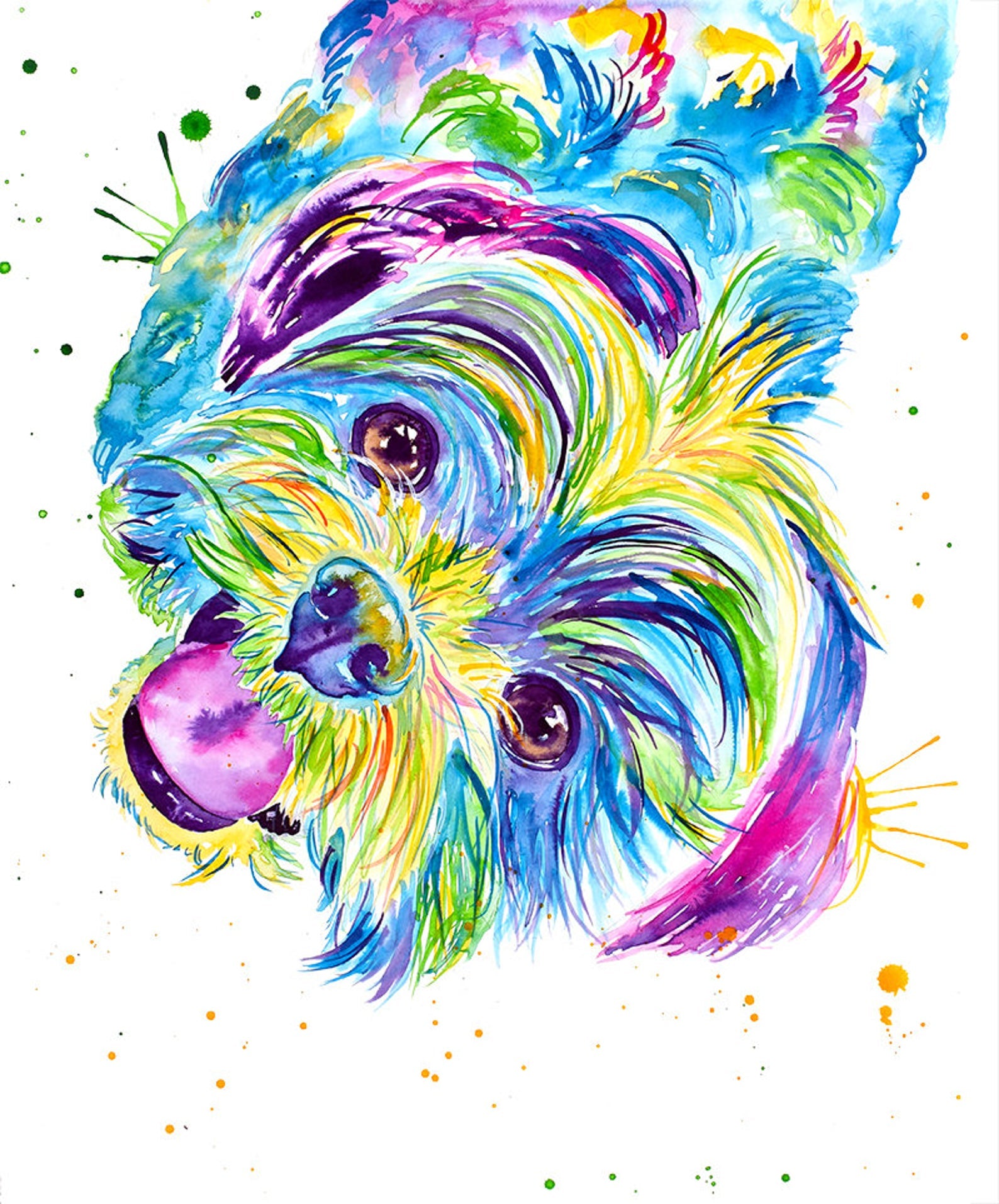 Watercolor Animal Sticker - Jenn Seely