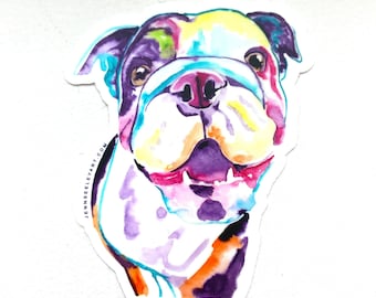 Watercolor Animal Sticker - Jenn Seely