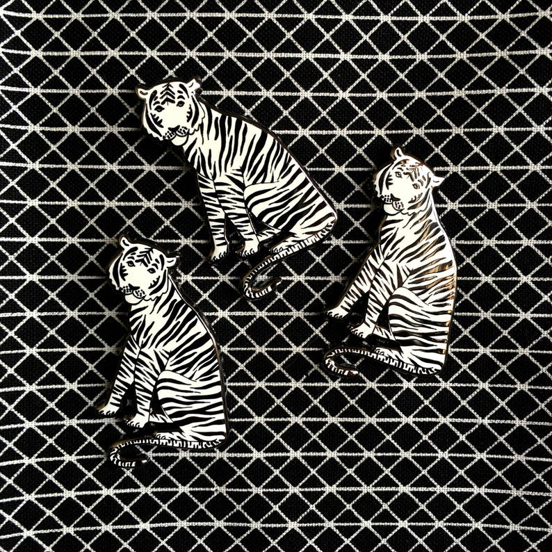 Coco West Illustration Pins