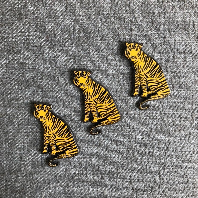 Coco West Illustration Pins