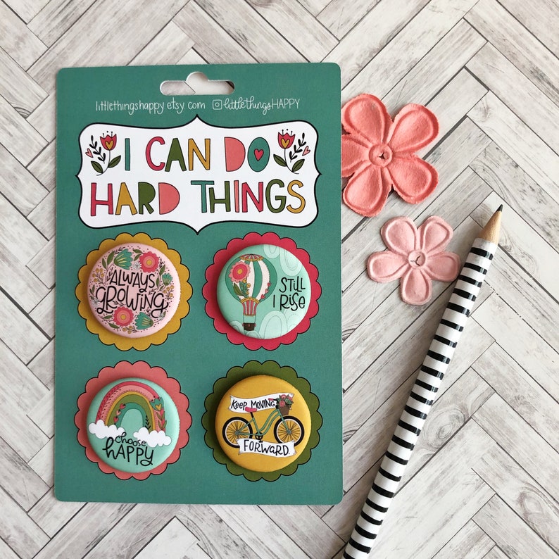 Little Things Happy - Button Pack