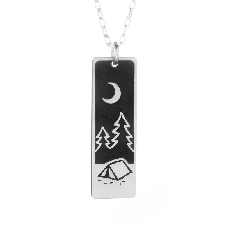 Find Your Path Wide Bar Necklace - The Bearded Jeweler