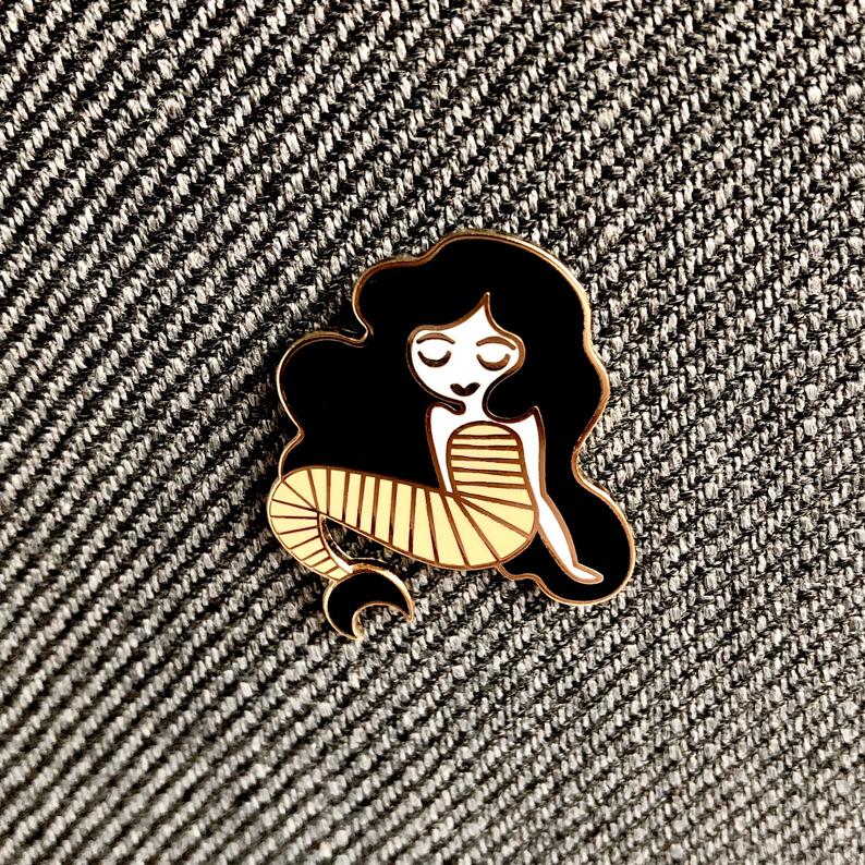 Coco West Illustration Pins