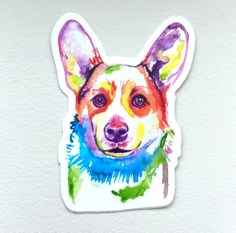 Watercolor Animal Sticker - Jenn Seely