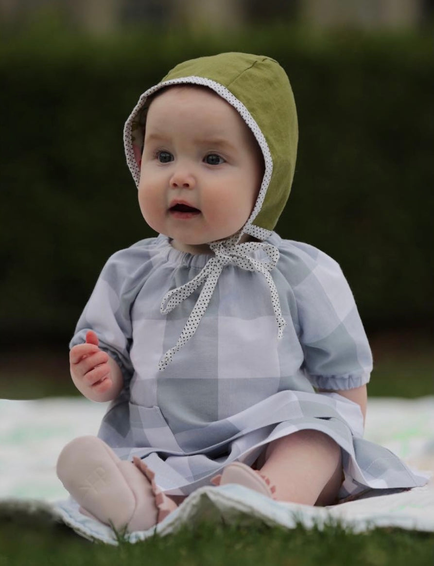 The Stella Peasant - 2" Gingham- More Colors Available