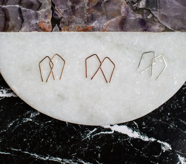 Mini Shield Earring