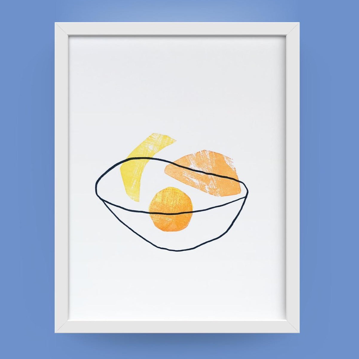 Fruit Letterpress Art print