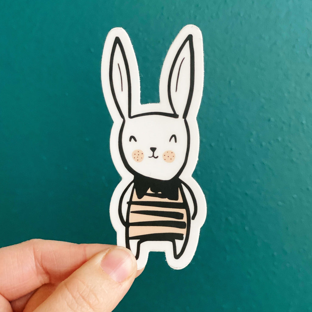 Animal Stickers- Bunny- Approximately 2.5"- 4"