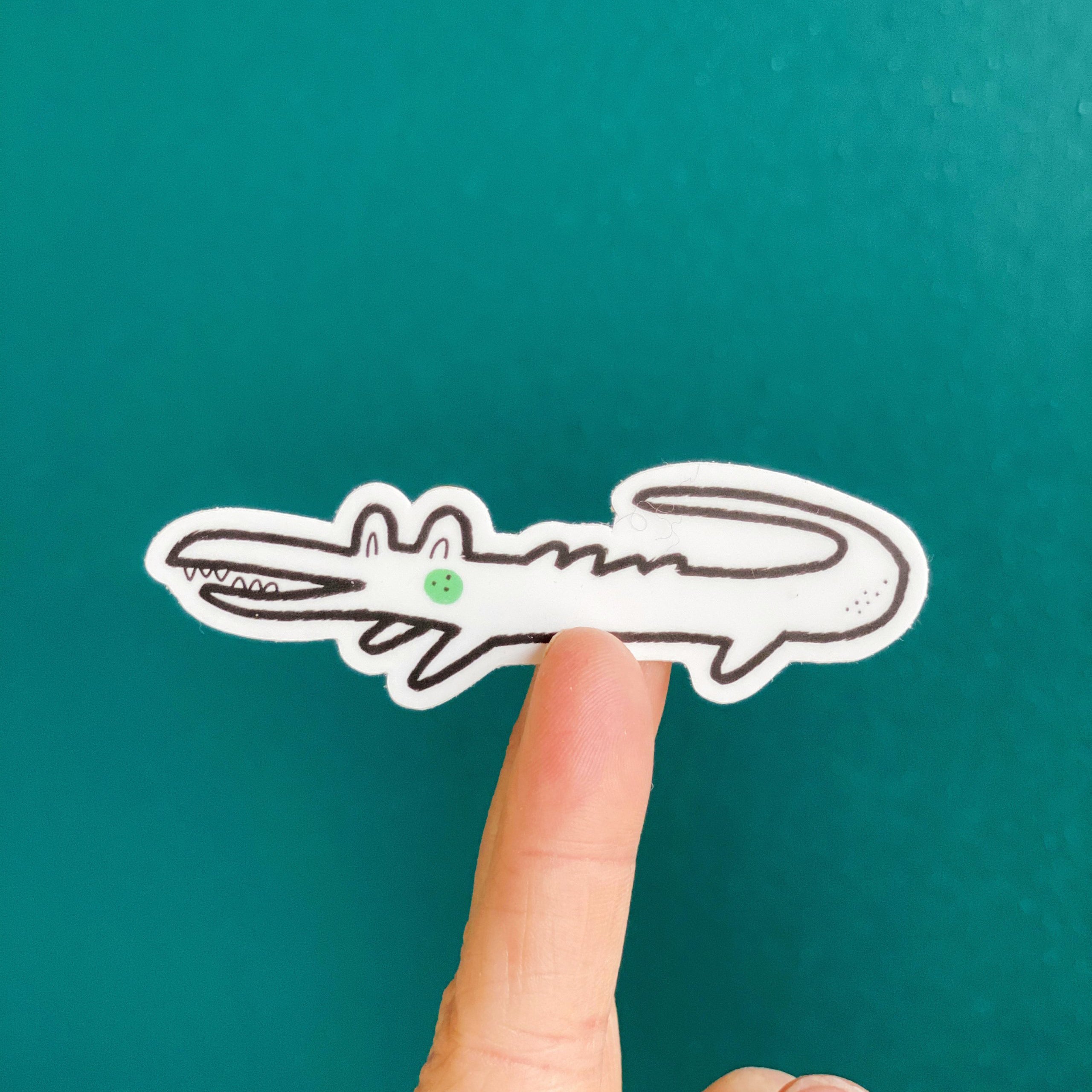 Animal Stickers- Alligator- Approximately 2.5"- 4"