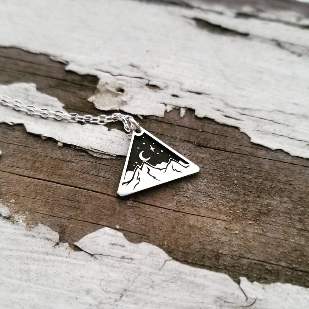 Layered Mountains Necklace - The Bearded Jeweler