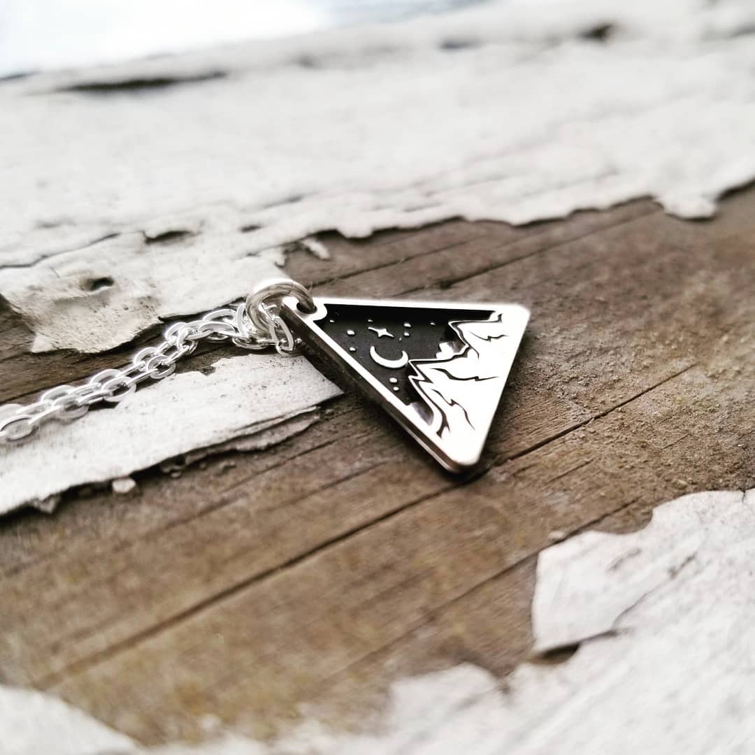 Layered Mountains Necklace - The Bearded Jeweler