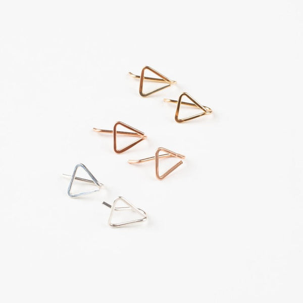 Triangle Pin Earrings