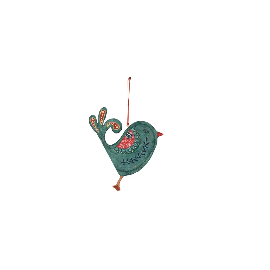 Painted Paper Mache Ornament