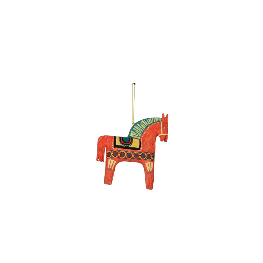 Painted Paper Mache Ornament
